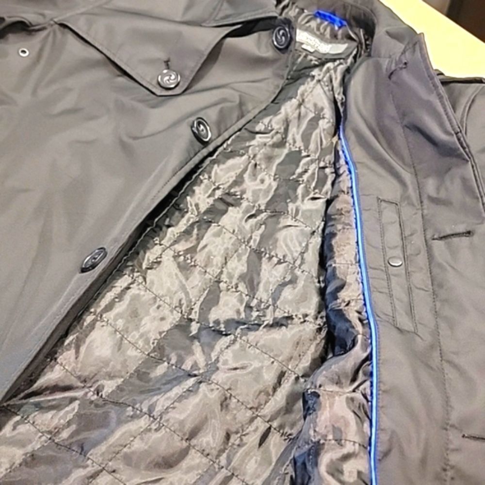 Kenneth Cole Reaction Black Water Repellant Jacket - Picture 12 of 16